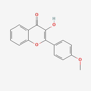 Chemical structure of 4'-Methoxyflavonol