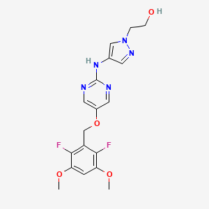 Chemical structure of ASP5878