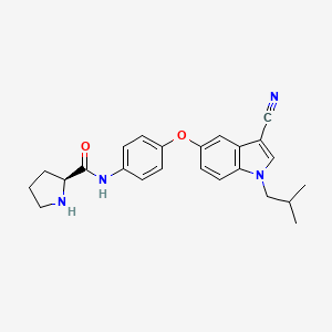 Chemical structure of AZ PFKFB3 26