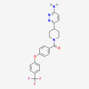 Chemical structure of BI-749327