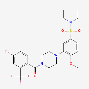 Chemical structure of BT-13