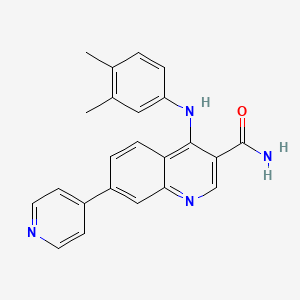 Chemical structure of cFMS Receptor Inhibitor II