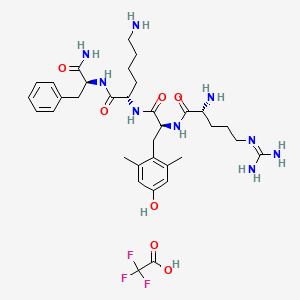 Chemical structure of Elamipretide TFA