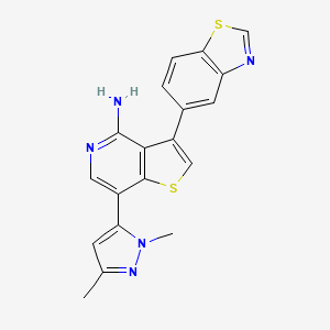 Chemical structure of GSK-843