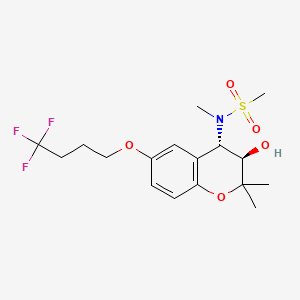 Chemical structure of HMR 1556