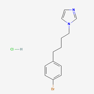 Chemical structure of HO-1-IN-1 hydrochloride