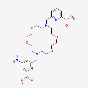 Chemical structure of Macropa-NH2