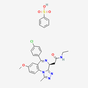 Chemical structure of Molibresib besylate