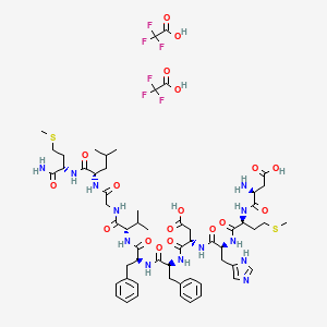 Chemical structure of Neurokinin B TFA