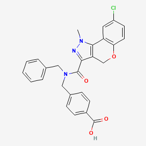 Chemical structure of Nidufexor