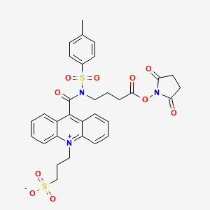 Chemical structure of NSP-SA-NHS