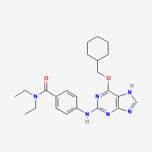 Chemical structure of NU6140
