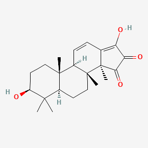Chemical structure of Palbinone