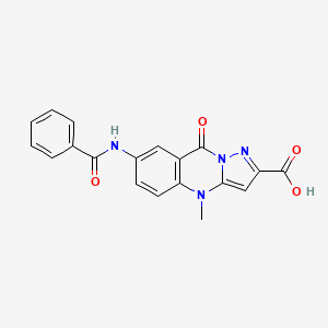 Chemical structure of PD 90780