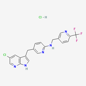 Chemical structure of Pexidartinib hydrochloride