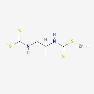 Chemical structure of Propineb