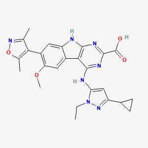 Chemical structure of PROTAC BET-binding moiety 1