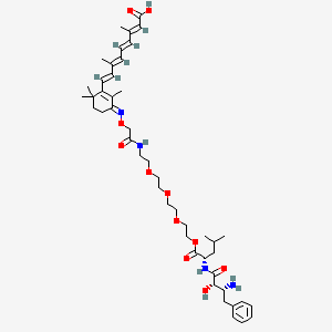 Chemical structure of PROTAC CRABP-II Degrader-3