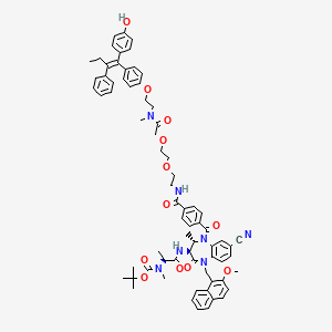 Chemical structure of PROTAC ER Degrader-3