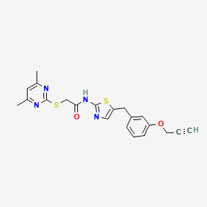Chemical structure of SirReal1-O-propargyl