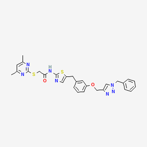 Chemical structure of Sirt2-IN-1