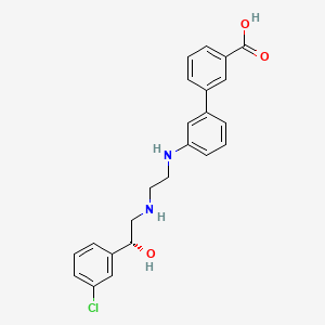 Chemical structure of Solabegron
