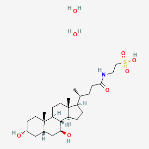 Chemical structure of Tauroursodeoxycholate dihydrate