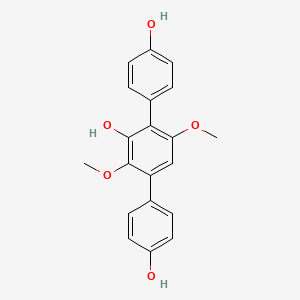 Chemical structure of Terphenyllin