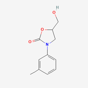 Chemical structure of Toloxatone