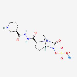 Chemical structure of Zidebactam sodium