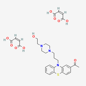 Chemical structure of Acetophenazine Maleate