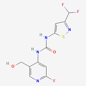 Chemical structure of BRM/BRG1 ATP Inhibitor-1