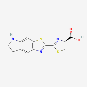 Chemical structure of CycLuc1