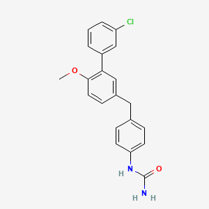 Chemical structure of D159687