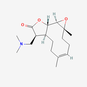 Chemical structure of DMAPT