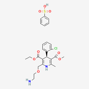 Chemical structure of Levamlodipine besylate
