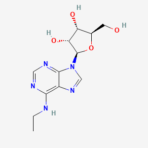 Chemical structure of N6-Ethyladenosine