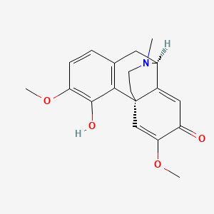 Chemical structure of (-)-Salutaridine