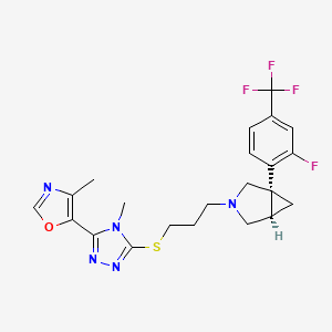 Chemical structure of (-)-GSK598809