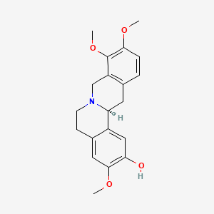 Chemical structure of (-)-Isocorypalmine