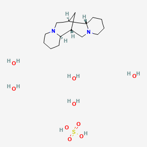 Chemical structure of Sparteine Sulfate