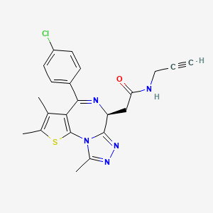 Chemical structure of (+)-JQ1 PA