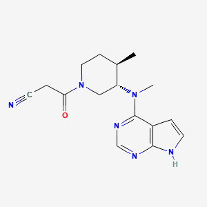 Chemical structure of (3S,4R)-Tofacitinib