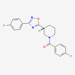 Chemical structure of (R)-ADX-47273
