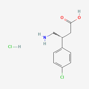 Chemical structure of Arbaclofen Hydrochloride