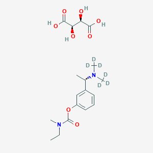 Chemical structure of Rivastigmine D6