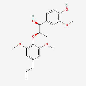 Chemical structure of Myrislignan