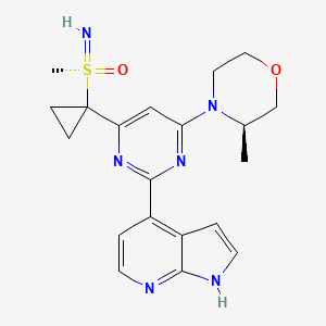 Chemical structure of (S)-Ceralasertib