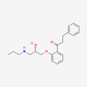 Chemical structure of (S)-Propafenone
