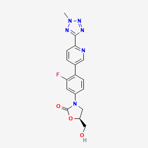 Chemical structure of (S)-Tedizolid